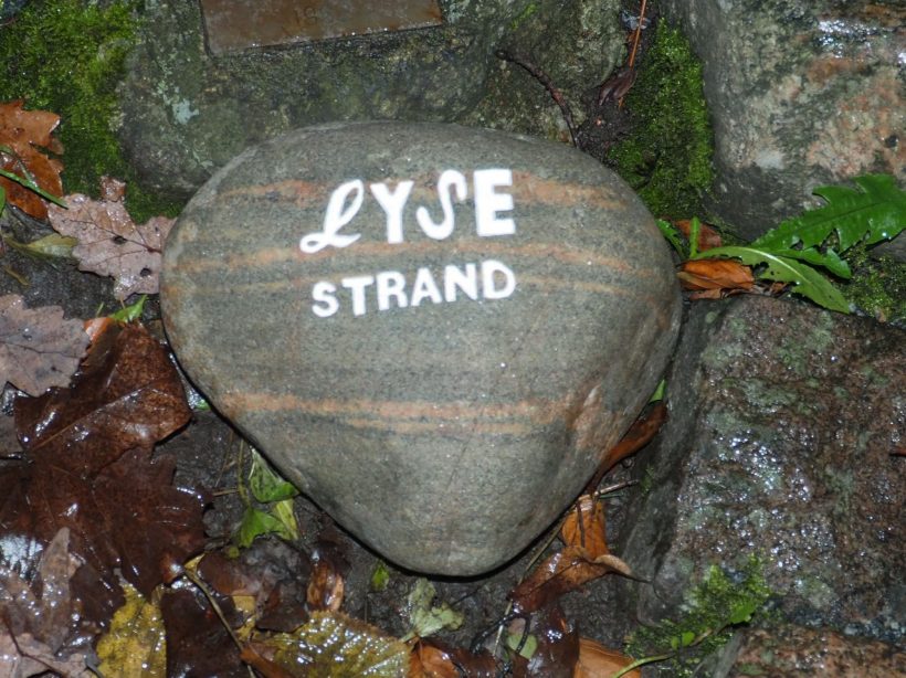 2019-11-14 Lysestrands Scoutkårs sten Scoutmonumentet