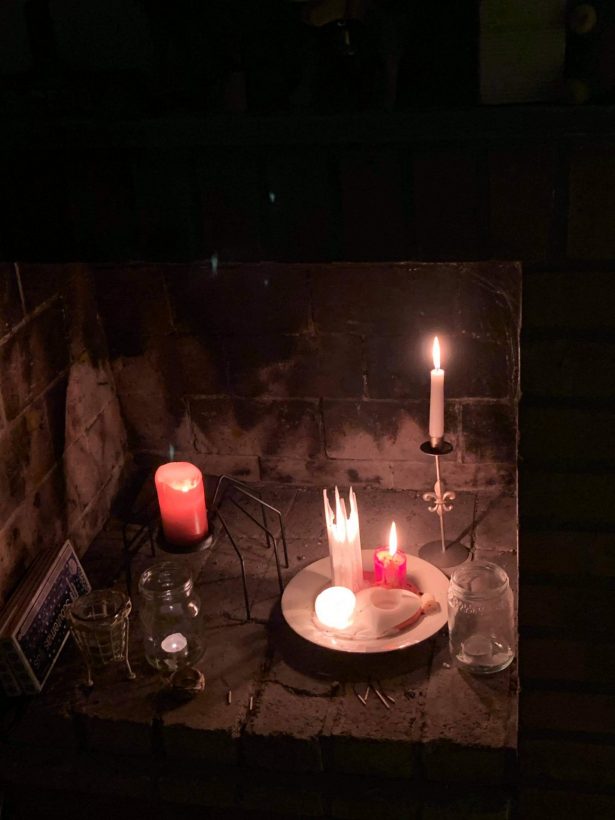 ljusmys i scoutkyrkstugan