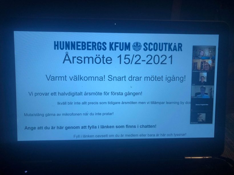 Halvdigitalt årsmöte